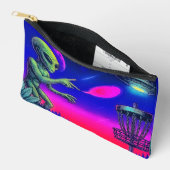 Alien Disc Golf Zippered Bag Etui (Open)