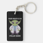 Alien Doctor Sleutelhanger (achterkant)