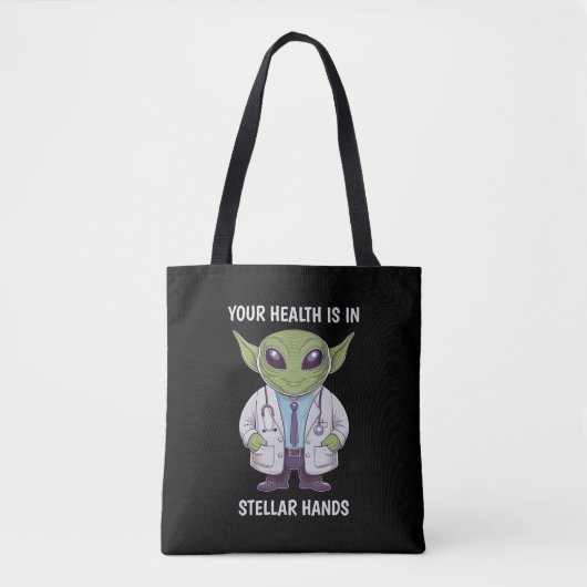Alien Doctor Tote Bag (Voorkant)