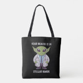 Alien Doctor Tote Bag (Achterkant)