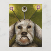 Alien Dog Briefkaart (Voorkant)