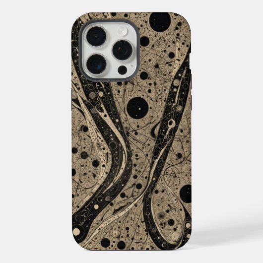 Alien Doodle iPhone Hoesje (Achterkant)