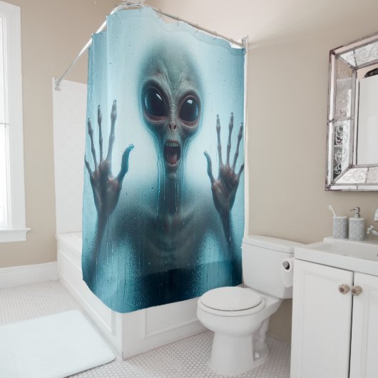 Alien Douchegordijn (In situ)