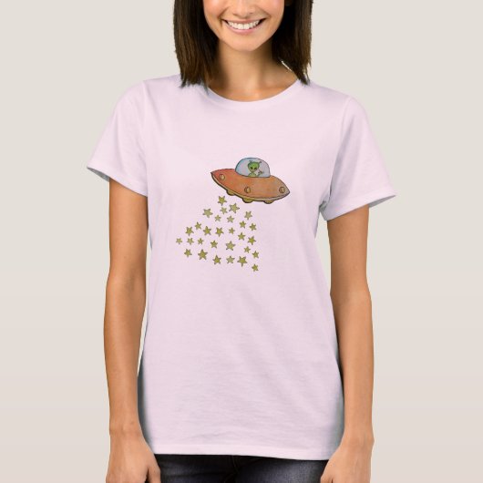  Alien Drop – Raining Stars in Style T-shirt (Voorkant)
