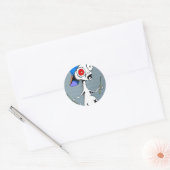 Alien Drummer Sticker (Envelop)