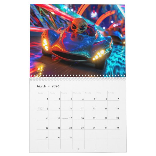 Alien Earth Tour – A Year of Extraterrestrial Adve Kalender (Mar 2026)