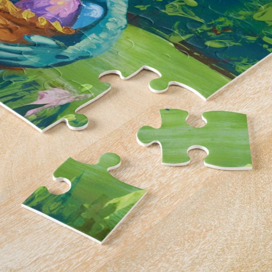 Alien Easter Bunny Legpuzzel (Zijkant)