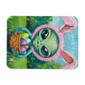 Alien Easter Bunny Magneet (Horizontaal)