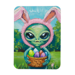 Alien Easter Bunny Magneet