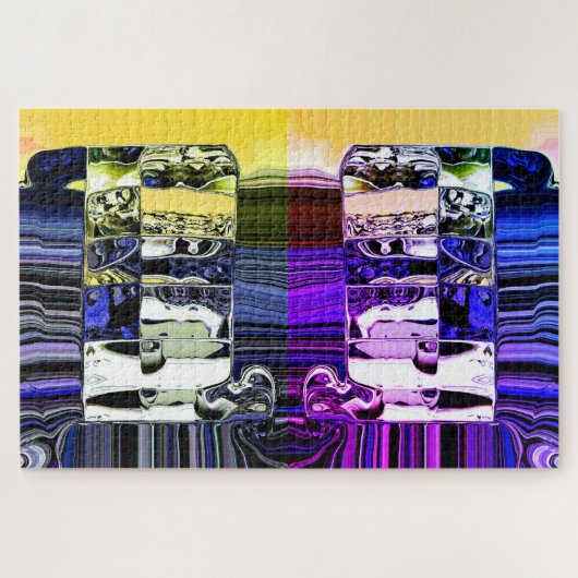 Alien-eenheden voor levenskunst legpuzzel (Horizontaal)