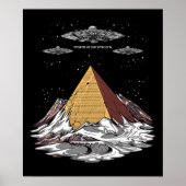 Alien Egyptian Pyramids Antarctica-complot Poster (Voorkant)