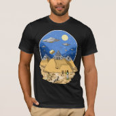Alien Egyptian Pyramids T-shirt (Voorkant)