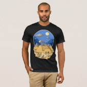 Alien Egyptian Pyramids T-shirt (Voorkant volledig)