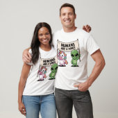 Alien Einhorn Humans Virus Shirt (Unisex)
