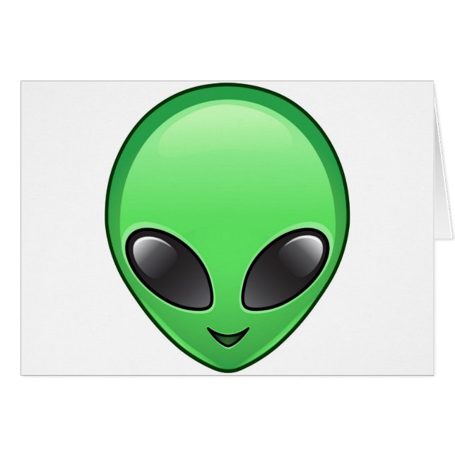 alien emoji (Voorkant Horizontaal)
