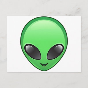 alien emoji briefkaart