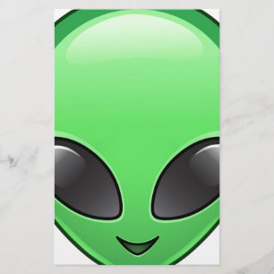 alien emoji briefpapier
