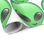 alien emoji cadeaupapier (Rol Hoek)