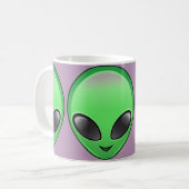 alien emoji koffiemok (Voorkant links)