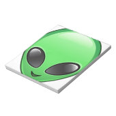 alien emoji notitieblok (Linkerzijde)