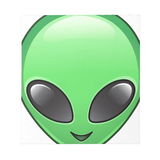 alien emoji notitieblok (Voorkant)