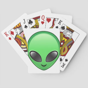 alien emoji pokerkaarten