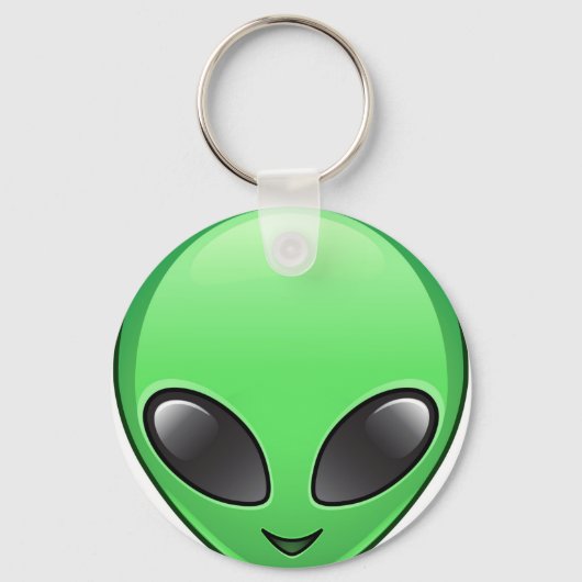 alien emoji sleutelhanger (Voorkant)