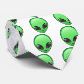 alien emoji stropdas (Opgerold)