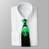alien emojis mannen stropdas (Gebonden)