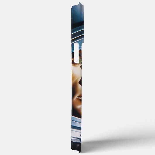 Alien en astronaut in de ruimte gepersonaliseerd Case-Mate iPhone case (Achterkant / Rechts)