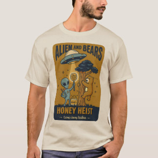 Alien en Beren - Honey Heist T-shirt