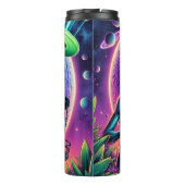 Alien en Flying Disc Golfschotel Thermosbeker (Achterkant)