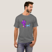 Alien en Kitty T-shirt (Voorkant volledig)