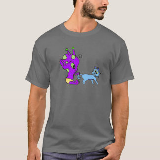 Alien en Kitty T-shirt