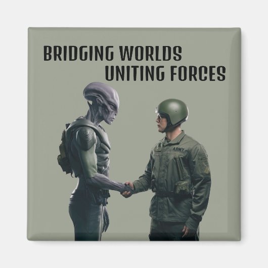 Alien en soldaat magneet (Voorkant)