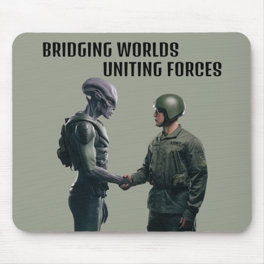 Alien en soldaat muismat (Voorkant)