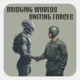 Alien en Soldier Sticker Set