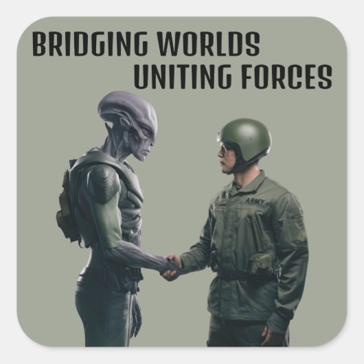 Alien en Soldier Sticker Set (Voorkant)