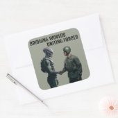 Alien en Soldier Sticker Set (Envelop)