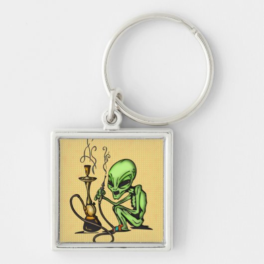 Alien- en waterpijpleiding sleutelhanger (Voorkant)