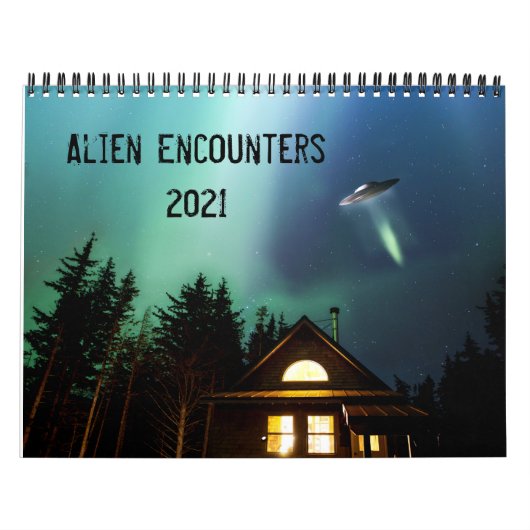 Alien Encounters 2021-kalender Kalender (Hoes)