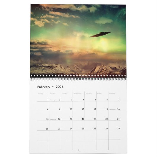 Alien Encounters 2021-kalender Kalender (Feb 2026)