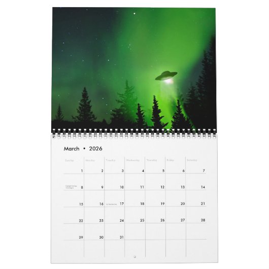 Alien Encounters 2024 Kalender (Mar 2026)