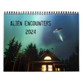 Alien Encounters 2024 Kalender (Hoes)