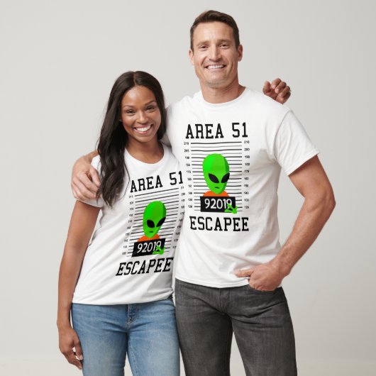 Alien Escapee Area 51 Cute Halloween Costu T-shirt (Unisex)
