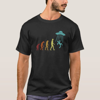 Alien Evolutie Buitenaardse Ufo Samenzwering Al T-shirt