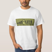 Alien evolutie T-Shirt (Voorkant)
