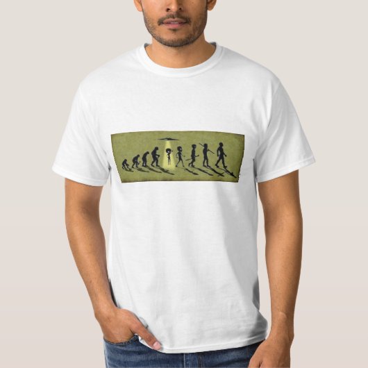 Alien evolutie T-Shirt (Voorkant)