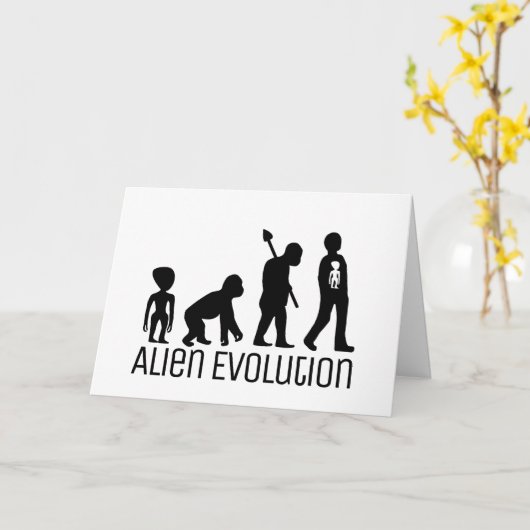 Alien Evolution, buitenaardse Alien Kaart (Gele Bloem)