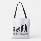 Alien Evolution, buitenaardse Alien Tote Bag (Achterkant)